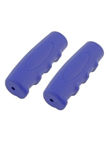 Grips 7/8 long 116mm Kraton Rubber 0214 Blue.